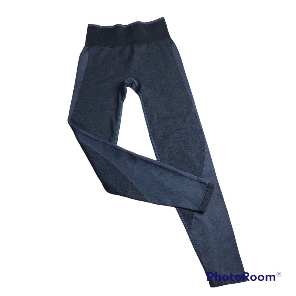 Victoria Secret PINK Pants Leggings XS Full Length Tight High Waist Navy Blue - Picture 14 of 14